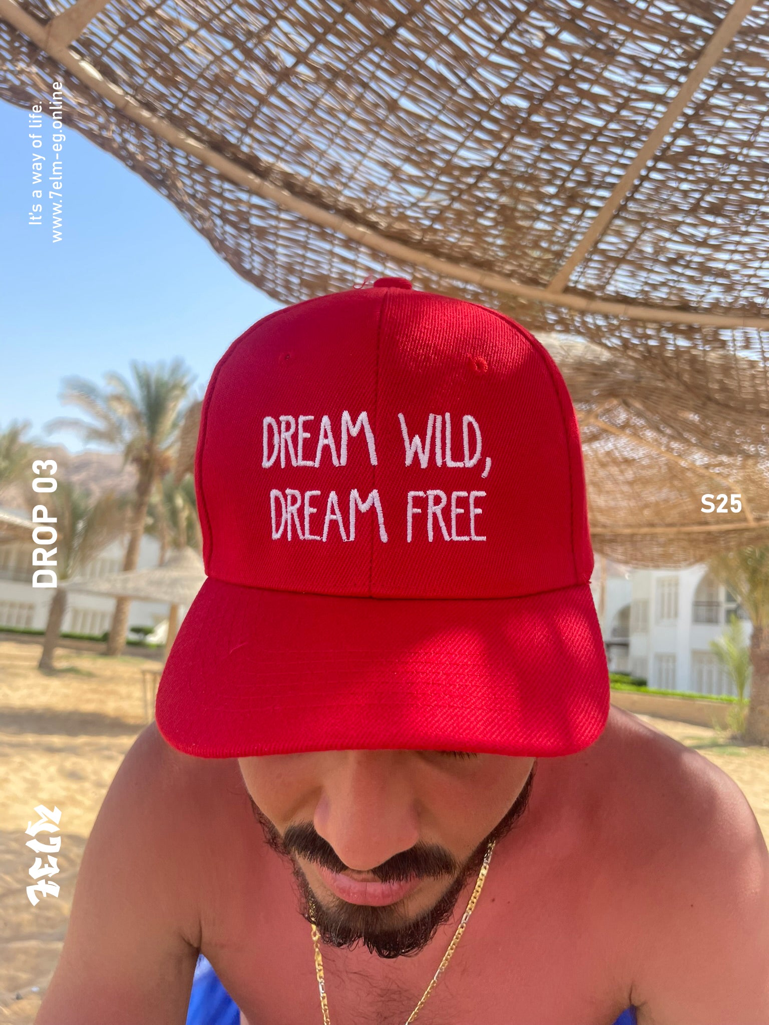Red Wild Dream Cap
