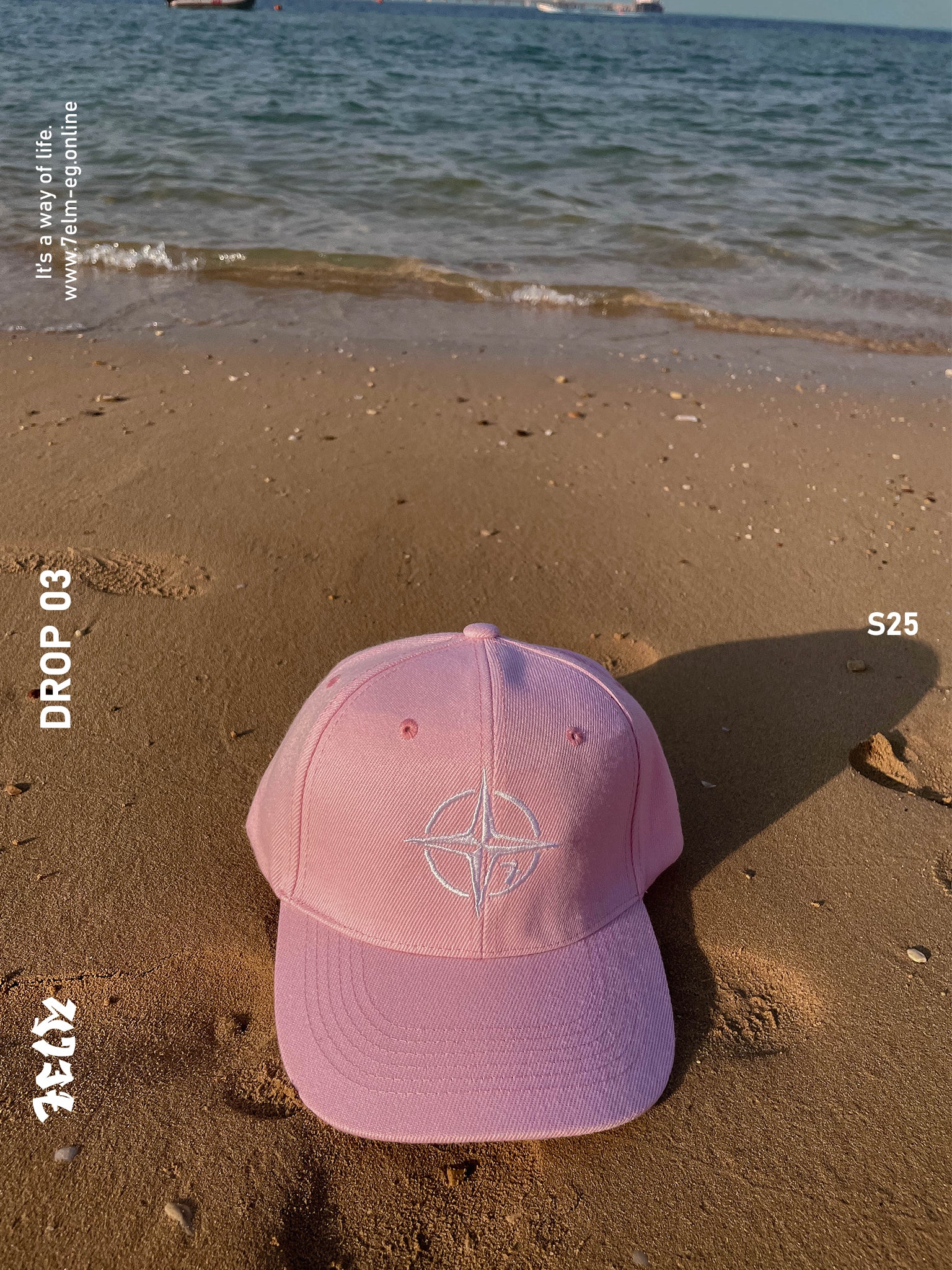 Pink Compass Cap