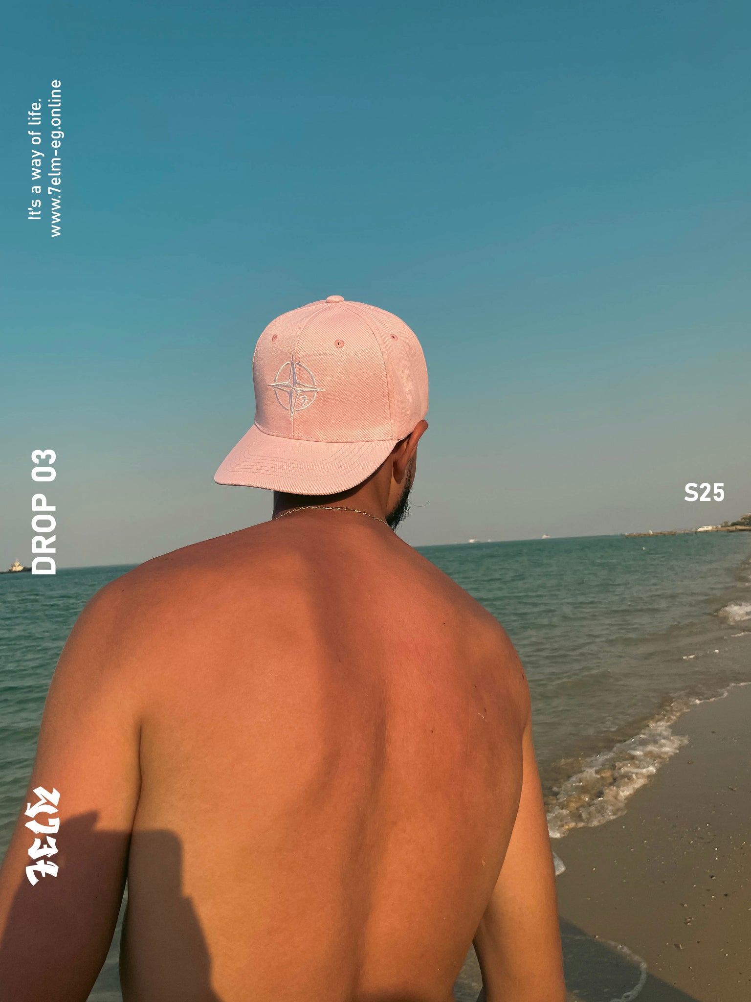 Pink Compass Cap