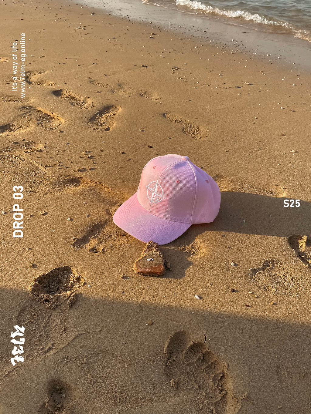 Pink Compass Cap