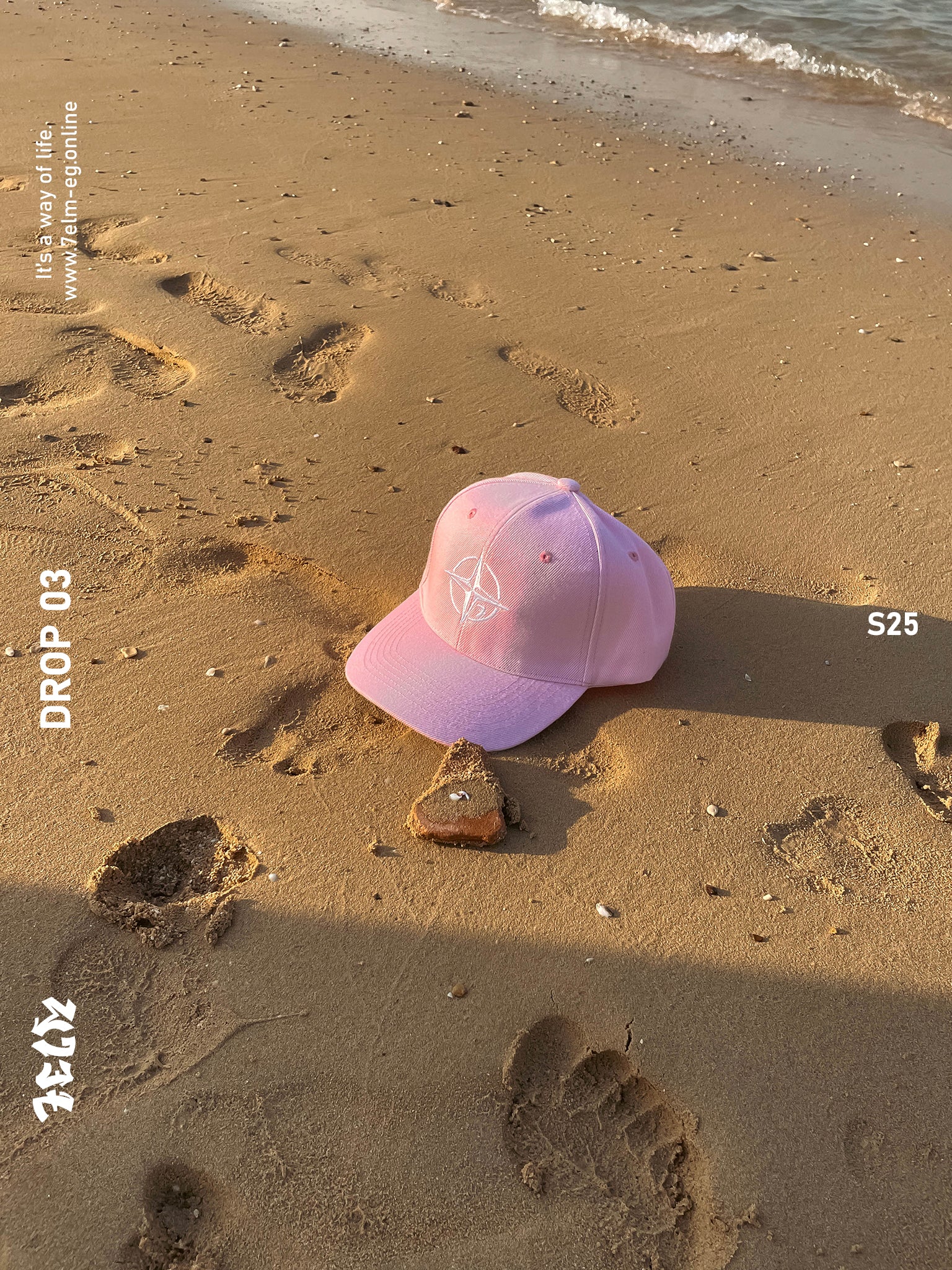 Pink Compass Cap